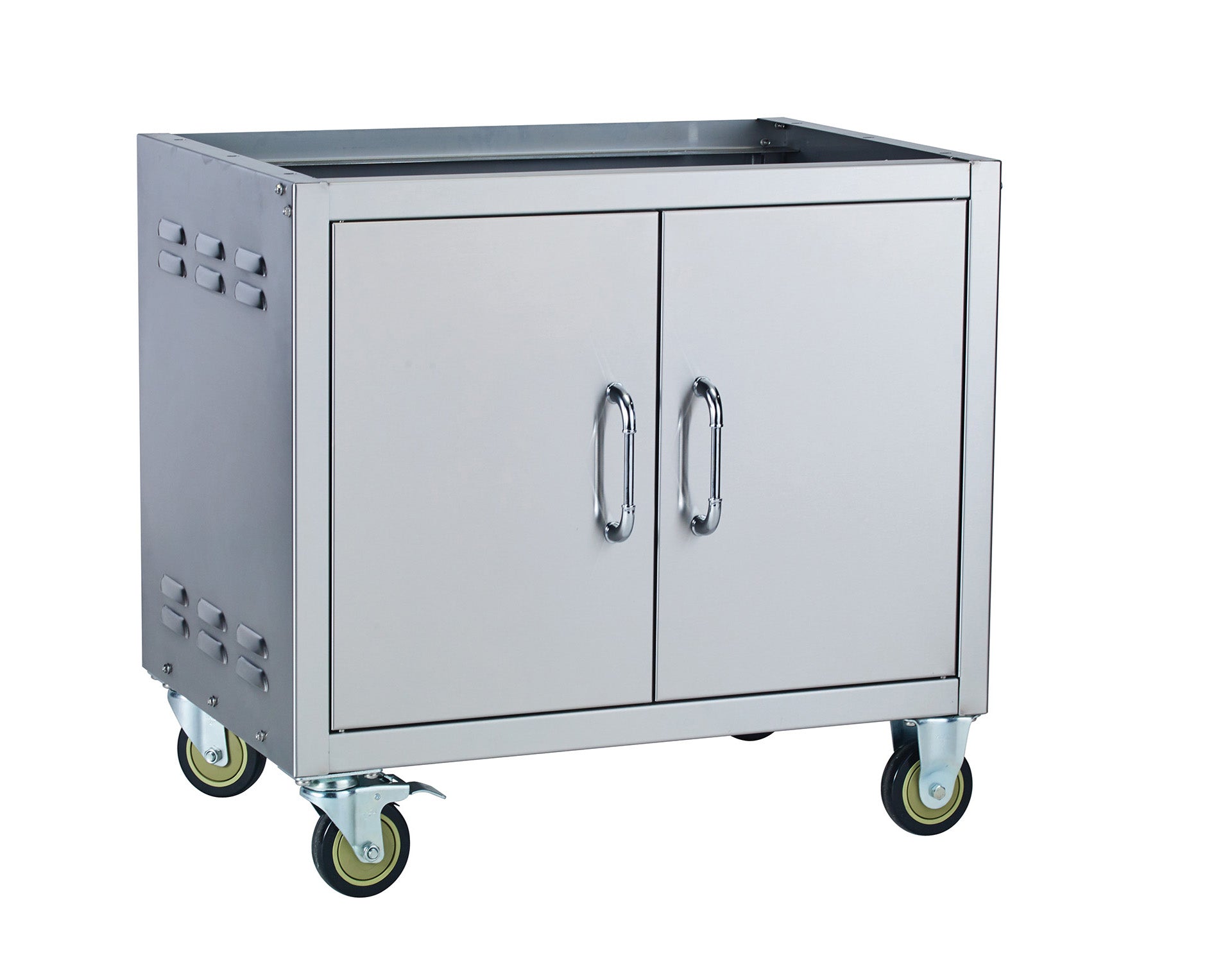 Bull 38" Pedestal Cart Bottom for 38" Grills - Stainless Steel, Portable BBQ Base