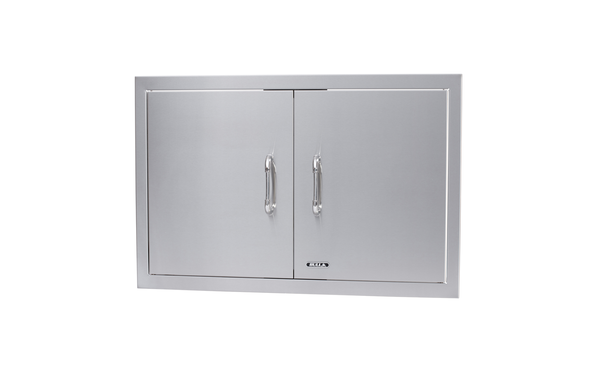 Bull 30-Inch Stainless Steel Double Doors with Reveal Design