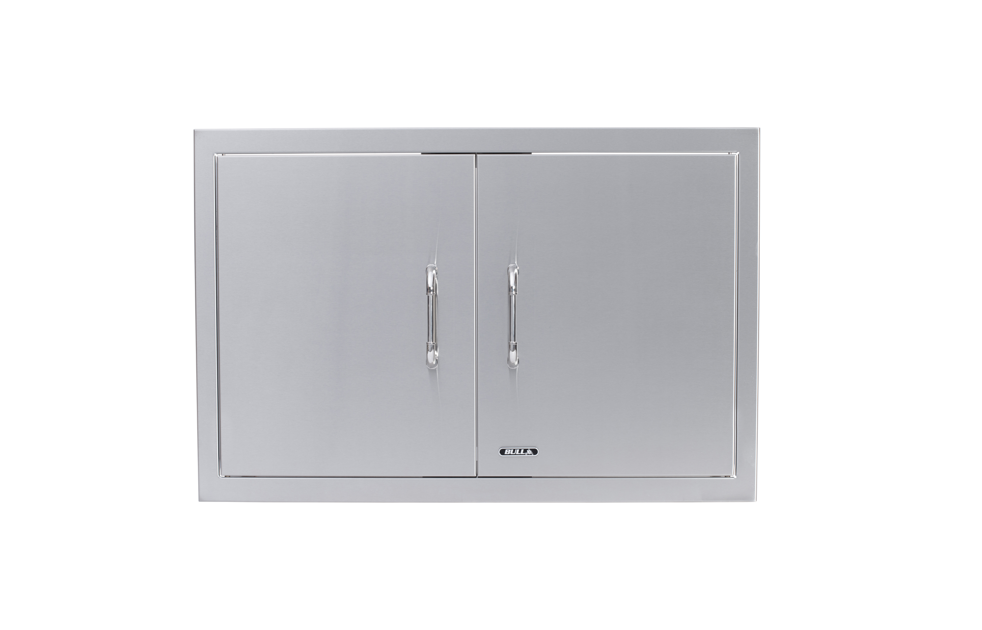 Bull 30-Inch Stainless Steel Double Doors with Reveal Design