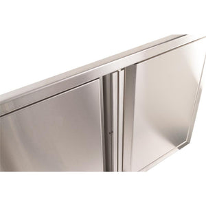 Buck Stove 32" Stainless Steel Double Access Door for Outdoor Grill Island