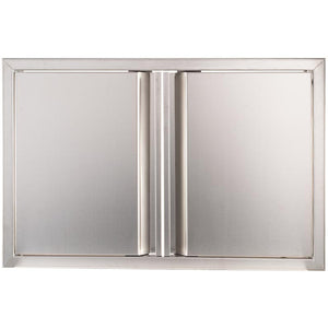 Buck Stove 32" Stainless Steel Double Access Door for Outdoor Grill Island