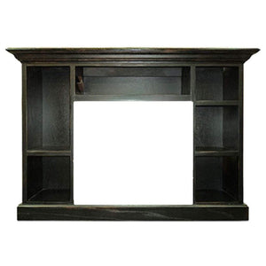 Model 1127 Prestige Bookcase Mantel - Elegant Fireplace Surround (Insert Dimensions: 26"W x 25"H)