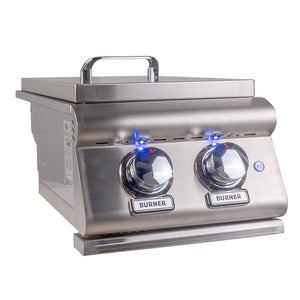 Buck Stove Double Side Burner for the Buck Grill Gas Head [NG]