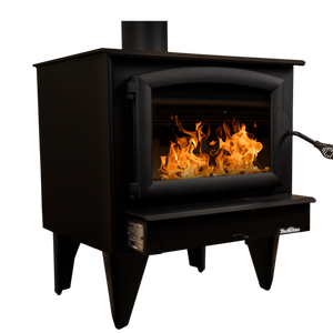 Buck Stove Model 74 - Non-Catalytic Wood Stove with Blower (13,300-52,400 BTU)