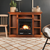 Buck Stove 1127 Prestige Combo: 11,000-25,000 BTU Heater & 37”L Prestige Mantel