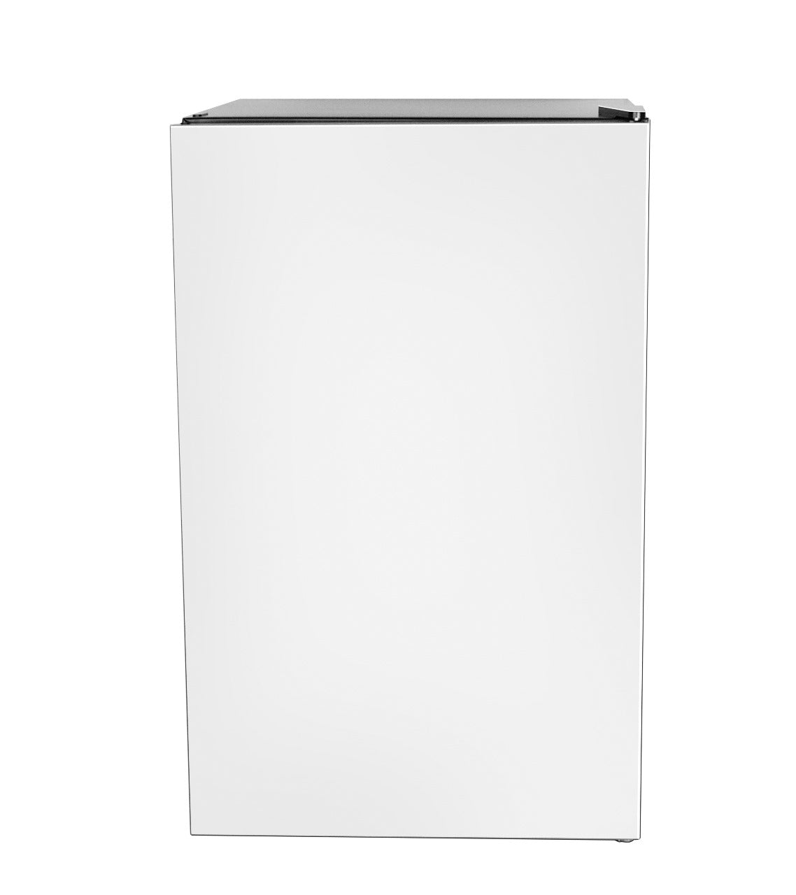 Bull Contemporary Refrigerator - Stainless Steel, 4.5 cu ft, Reversible Door, Built-in Can Dispenser