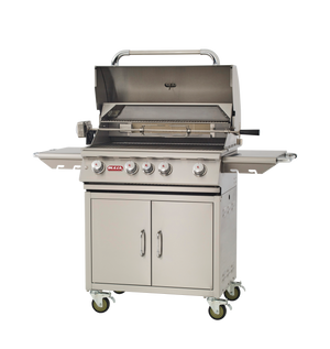 Bull Angus Complete Cart NG - 30" Gas Grill with Infrared Burner, 75,000 BTUs, Stainless Steel