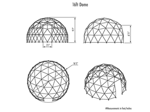 Lumen & Forge 16ft Geodesic Dome