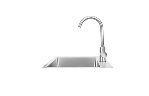 Bull Premium Sink - 304 Stainless Steel, Outdoor Kitchen Sink with Faucet and Strainer